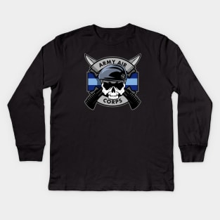 Army Air Corps Kids Long Sleeve T-Shirt